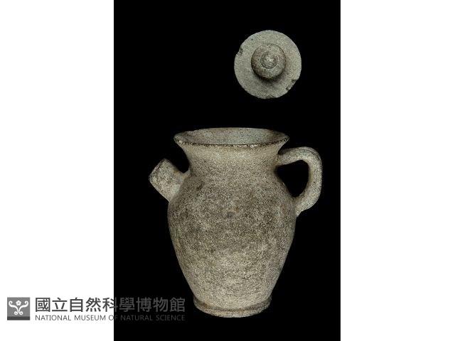 滑石茶具組-茶瓶蓋藏品圖，第2張