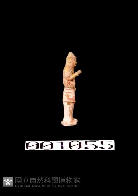 黃釉加彩士將藏品圖，第1張