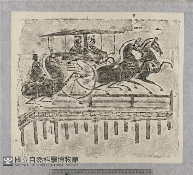 車馬過橋畫像磚藏品圖，第1張