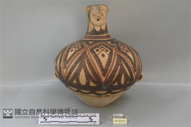 彩陶人面壺藏品圖，第1張
