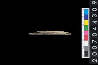 石環製作材料-帶搓磨痕石環粗胚藏品圖，第4張