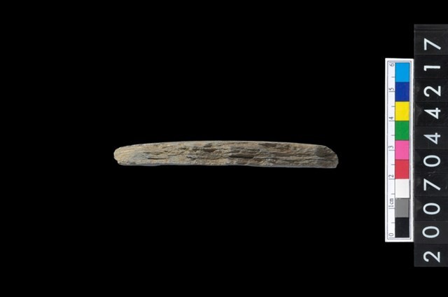 石環製作材料-帶搓磨痕石環粗胚藏品圖，第3張