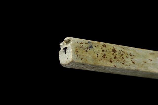 兩端帶穿玉棒藏品圖，第10張