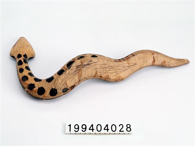 木雕蛇-國立臺灣史前文化博物館-藏品資料-19940400028