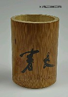 相關藏品主要名稱：長春蘭花竹筆筒的藏品圖示