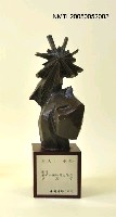 相關藏品主要名稱：朱天心第二十一屆時報文學獎推薦獎獎盃的藏品圖示