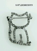 相關藏品主要名稱：亮寶石貓型別針的藏品圖示