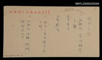 相關藏品主要名稱：《台灣人三部曲‧插天山之歌》構思稿的藏品圖示