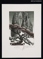 主要名稱：藏書票—Bonsai（盆栽）圖檔，第2張，共2張