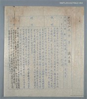 相關藏品主要名稱：興賢吟社提案單議決案（油印稿）的藏品圖示