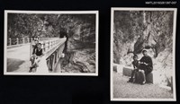 相關藏品主要名稱：李一楠與琦君於戶外石橋上合照1-57的藏品圖示