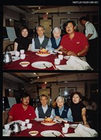相關藏品主要名稱：李一楠夫婦與琦君夫婦慶生會合照2-1的藏品圖示
