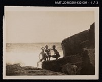 主要名稱：李唐基與友人合照1-1（李唐基與友人於海邊合照）圖檔，第2張，共7張
