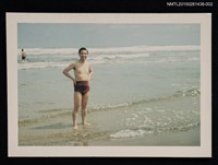 相關藏品主要名稱：琦君夫婦生活照2-2(李唐基獨照)的藏品圖示