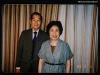 相關藏品主要名稱：琦君與朱白水合照1的藏品圖示