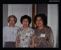 相關藏品主要名稱：琦君與劉安諾等人合照的藏品圖示