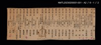 主要名稱：蔡啟東謎猜手稿圖檔，第4張，共9張