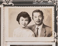 相關藏品主要名稱：呂赫若長女呂愛琴伉儷合影/其他-劃一題名：呂赫若家族相簿的藏品圖示