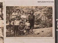 相關藏品主要名稱：呂赫若、張冬芳兩家同遊草山2/其他-劃一題名：呂赫若家族相簿的藏品圖示