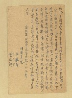 相關藏品主要名稱：杜聰明、王火土、陳紹禎致詹作舟明信片（1950-04-15）的藏品圖示