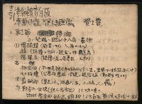 主要名稱：台灣新報青年版〈逞しき群像〉小說備忘錄圖檔，第2張，共29張