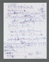 主要名稱：《浪淘沙》手稿草稿圖檔，第1033張，共1636張