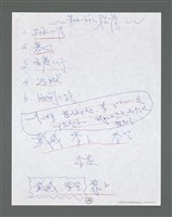 主要名稱：《浪淘沙》手稿草稿圖檔，第1274張，共1636張