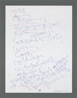 主要名稱：《浪淘沙》手稿草稿圖檔，第1315張，共1636張