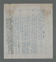 相關藏品主要名稱：興賢吟社提案單議決案（油印稿）的藏品圖示