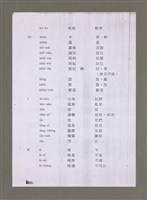 主要名稱：無題名：羅馬字-漢字-中文意思對照表（影本）/其他-其他名稱：無題名：Lô-má-j, hàn-jī,  tiong-bûn ì-sù tùi-chiàu-pió圖檔，第6張，共11張