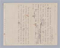 相關藏品主要名稱：姚一葦簡介（《審美三論》書封折口文字）/劃一題名：審美三論的藏品圖示