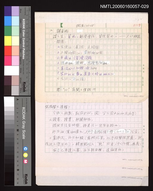 主要名稱：諺語乃民間文學，亦語言的藝術，以修辭法分之，較為合適12.諧音格圖檔，第1張，共5張