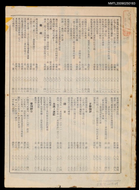 主要名稱：文星 85-90期合訂本圖檔，第1張，共124張