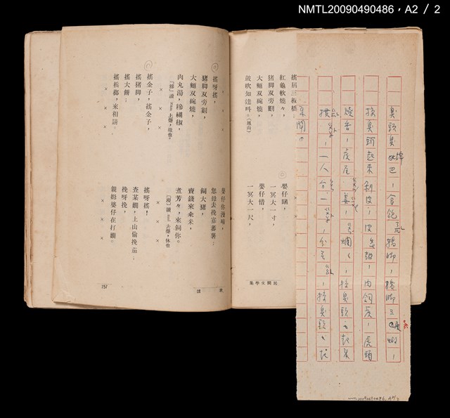 主要名稱：臺灣民間文學集圖檔，第8張，共8張