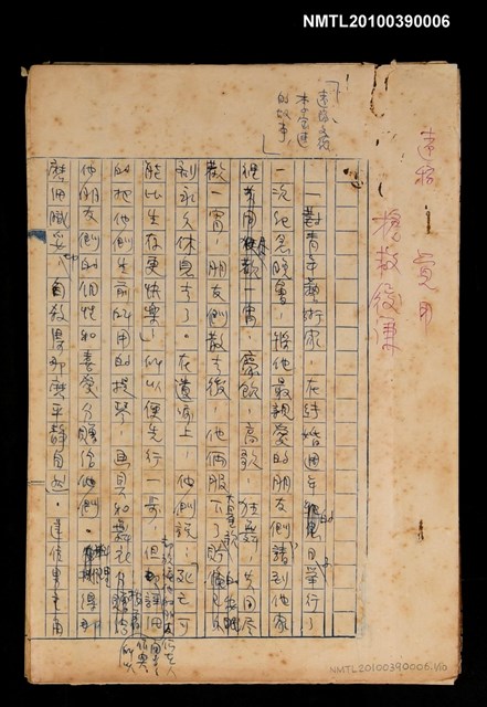 主要名稱：遼稿覺用 搶救履謙圖檔，第1張，共12張