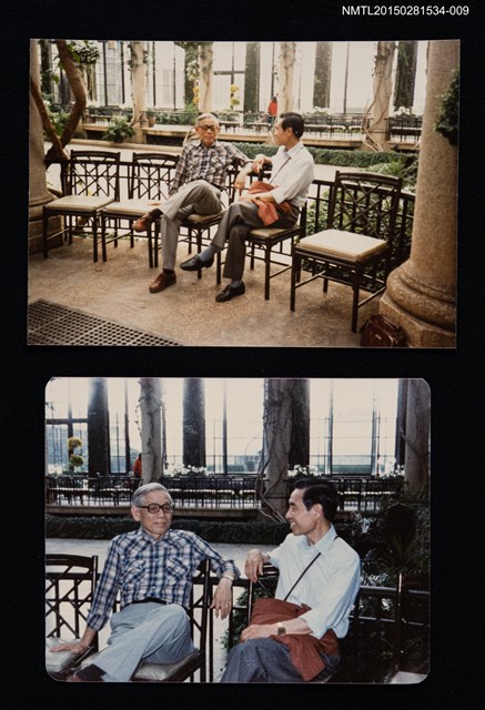主要名稱：琦君夫婦與友人王臨冬夫婦合照（李唐基與友人王臨冬之夫合照）9圖檔，第1張，共3張
