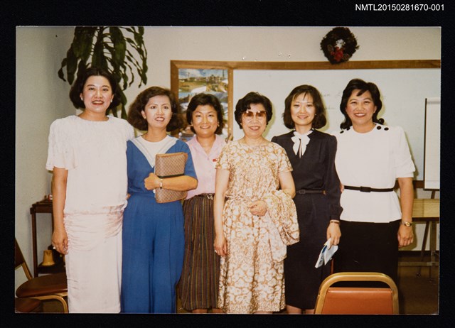 主要名稱：琦君夫婦出席休士頓工商婦女會文學座談5圖檔，第1張，共1張