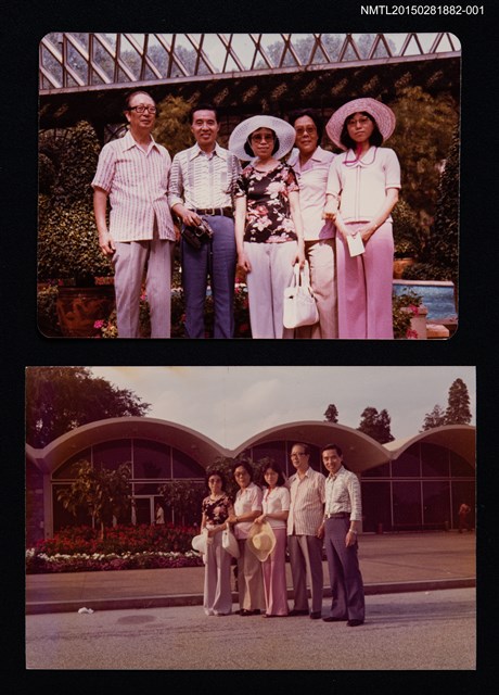 主要名稱：琦君夫婦與王怡之全家福合照1圖檔，第1張，共1張