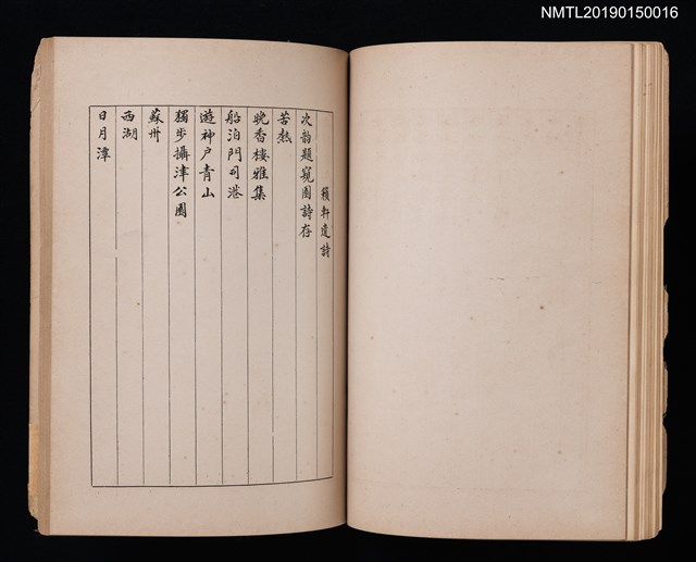 主要名稱：謝籟軒詩集/其他-附錄：籟軒唱和集圖檔，第5張，共9張
