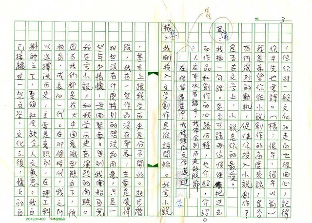 主要名稱：文學的追求與超越─舞鶴、楊照對談錄圖檔，第4張，共65張
