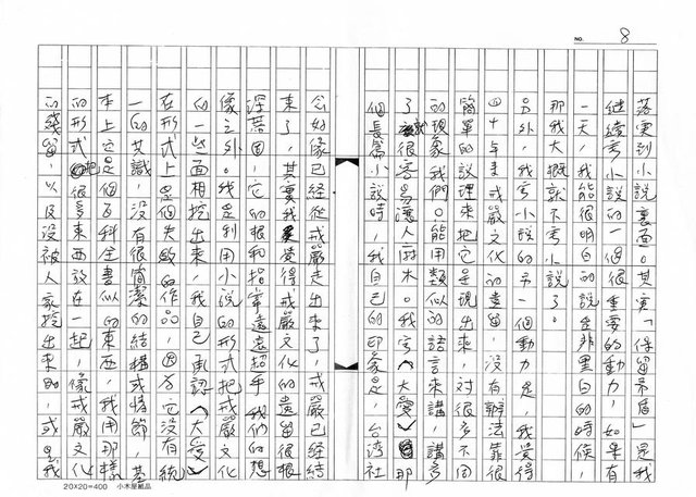 主要名稱：文學的追求與超越─舞鶴、楊照對談錄圖檔，第9張，共65張