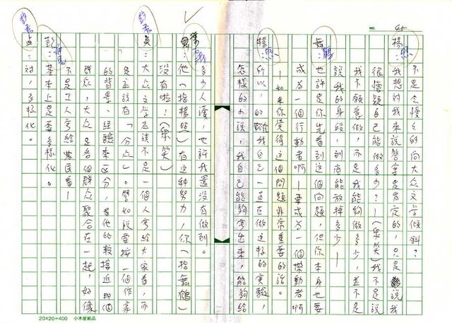主要名稱：文學的追求與超越─舞鶴、楊照對談錄圖檔，第46張，共65張