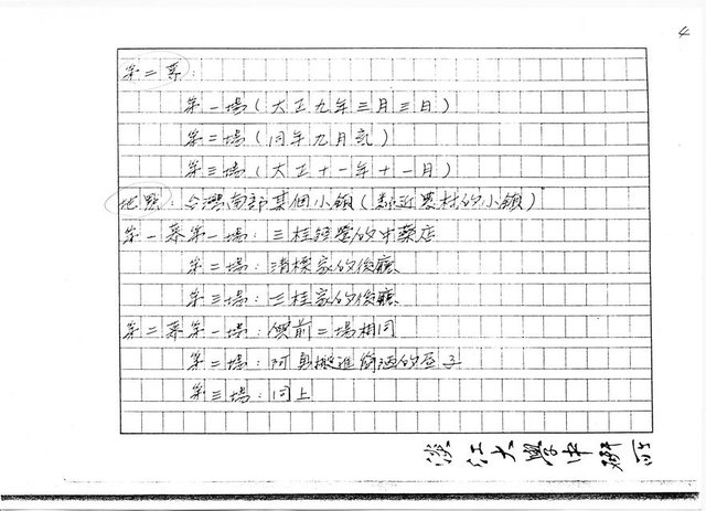 主要名稱：（劇本）閹雞（影本）圖檔，第5張，共72張