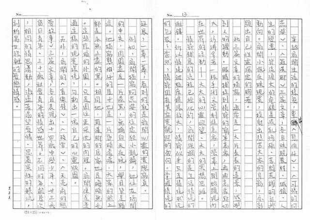 主要名稱：地平線上的幻影─淺談翁鬧小說的特質（影本）圖檔，第13張，共19張