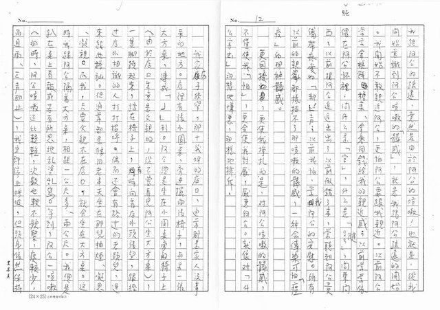 主要名稱：阿公病塌旁邊的那一面窗子（影本）圖檔，第13張，共26張