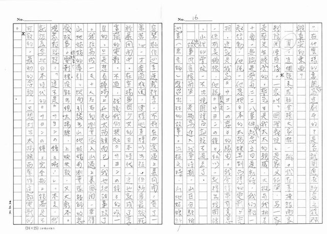 主要名稱：周金波特輯，我走過的道路－文學˙戲劇˙電影（影本）圖檔，第16張，共46張