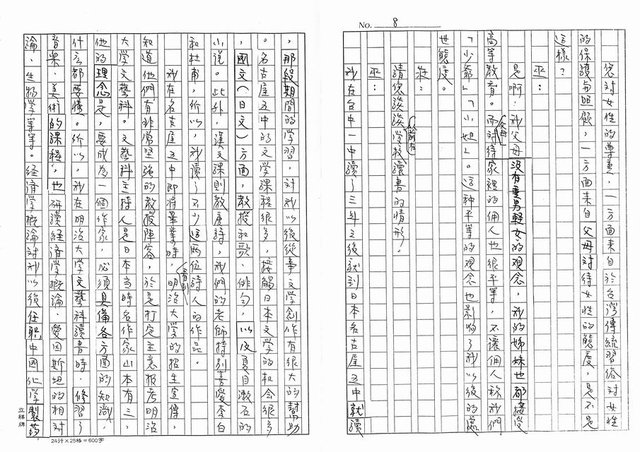 主要名稱：自尊自重的文學心靈—巫永福訪問記（影本）圖檔，第10張，共18張