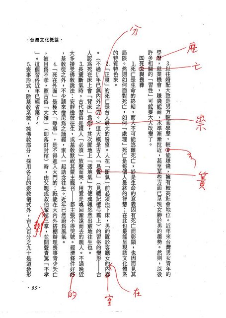 主要名稱：台灣文化概論—第三章台灣習俗的探討（影本）圖檔，第49張，共74張