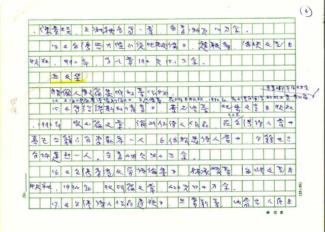 主要名稱：我所知道的中國「台灣文學研究」簡報圖檔，第6張，共18張