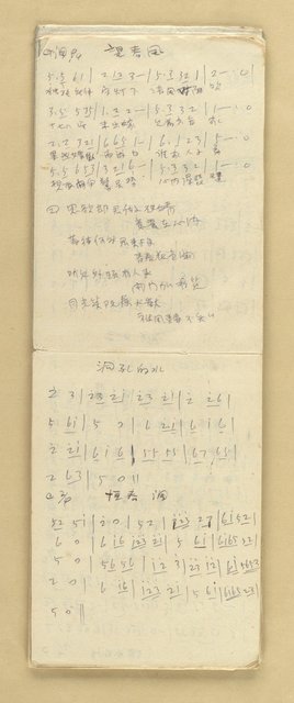 主要名稱：謠諺等歌曲譜(小筆記本)圖檔，第13張，共57張